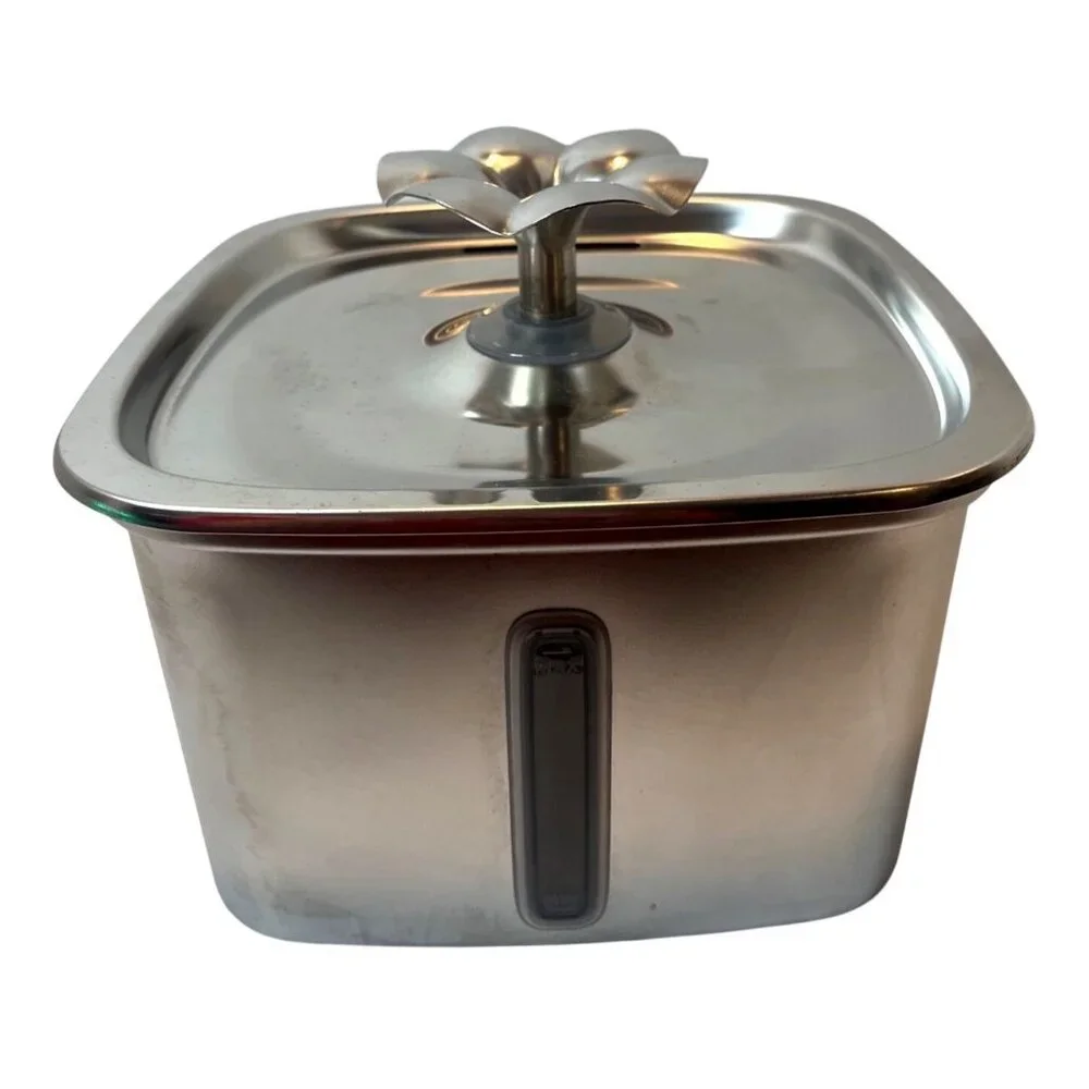 Stainless Steel Filtered Fountain Water Pump Circulation Device for Cats Indoor/